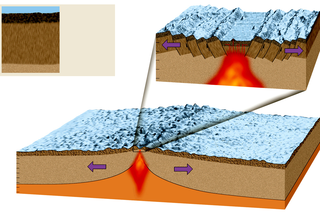 Topography of Earth’s Ocean Basin